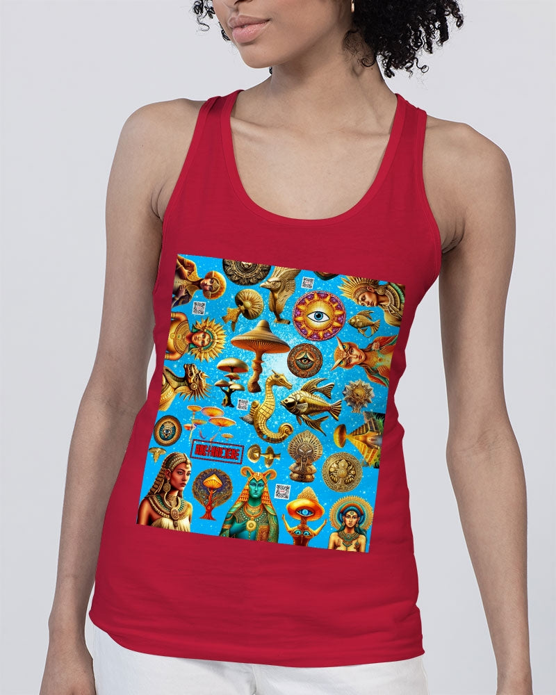 Eye and Face Abstrak Unisex Jersey Tank | Bella + Canvas