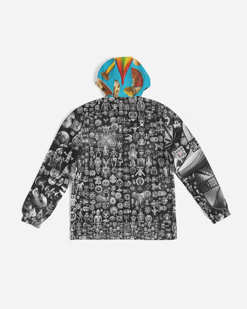 Matrix Vison Men's All-Over Print Windbreaker