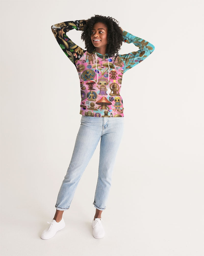 Abstrak dragonfly Women's All-Over Print Hoodie