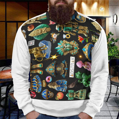 250gsm Round Neck Men's Sweatshirt 4T35 (All-Over Printing)