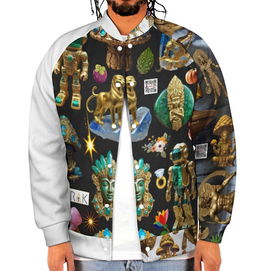 Men's Baseball Jacket (All-Over Printing)