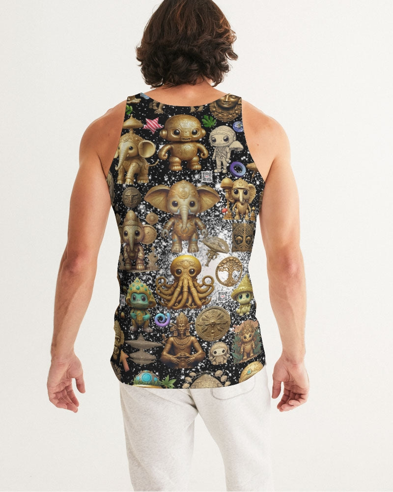 Elephant Collection Men's All-Over Print Tank