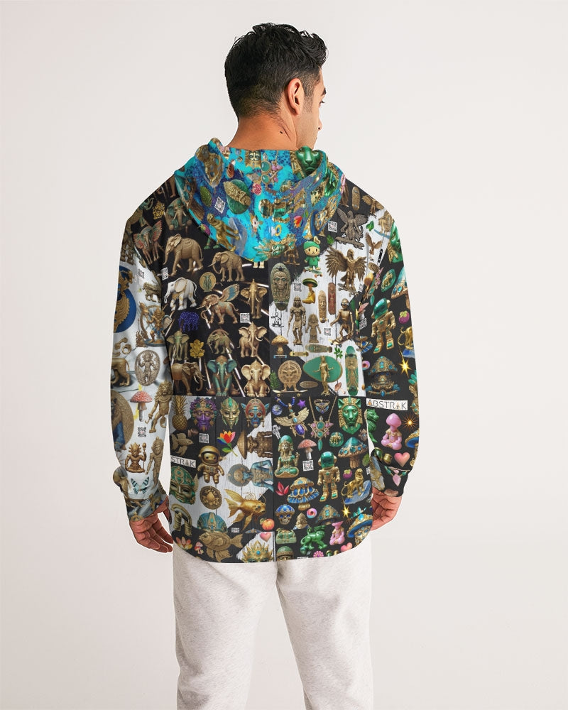 Abstraknyc Men's All-Over Print Hoodie