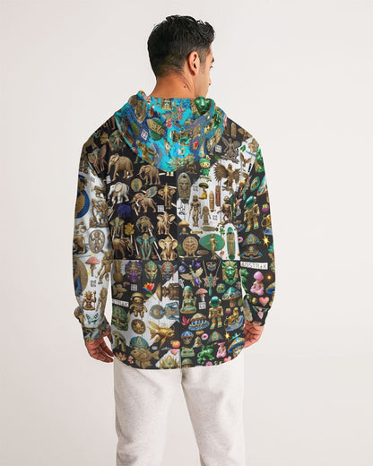 Abstraknyc Men's All-Over Print Hoodie