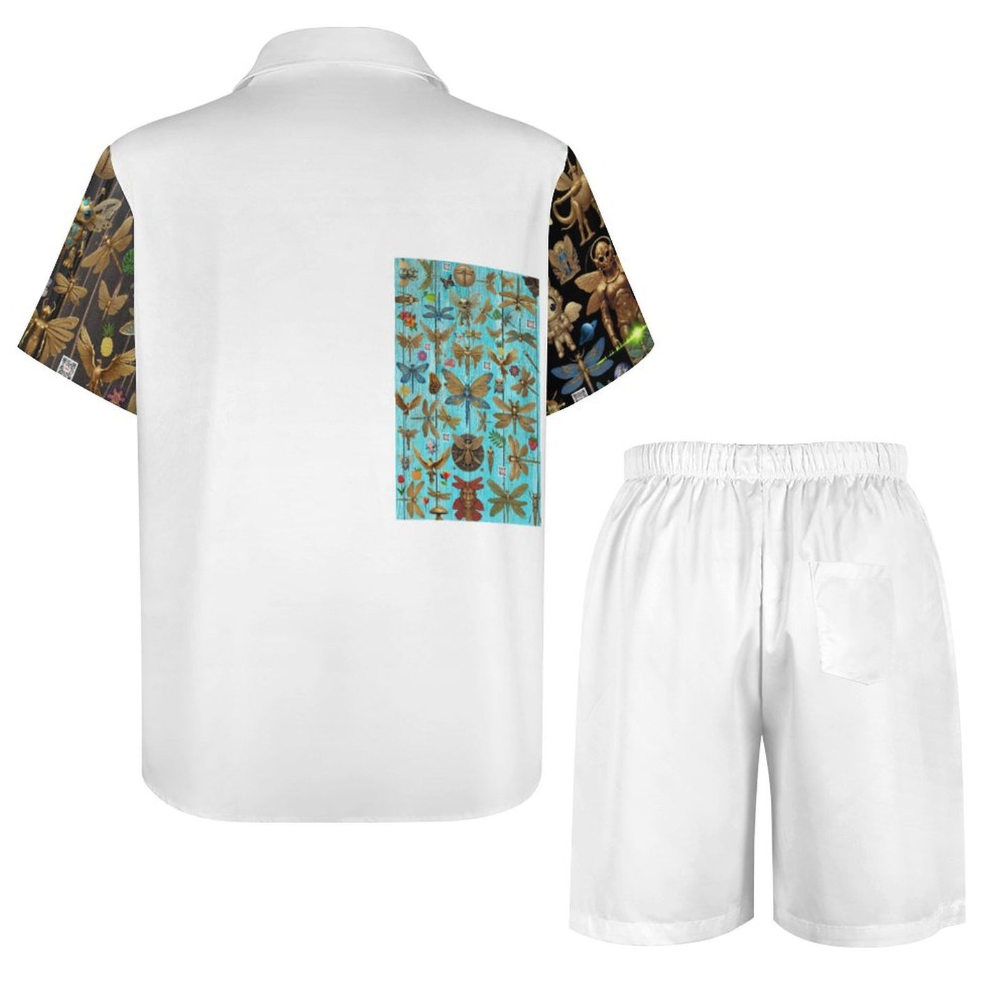 Short Sleeve Shirt and Shorts Set B339D1P (All-Over Printing)