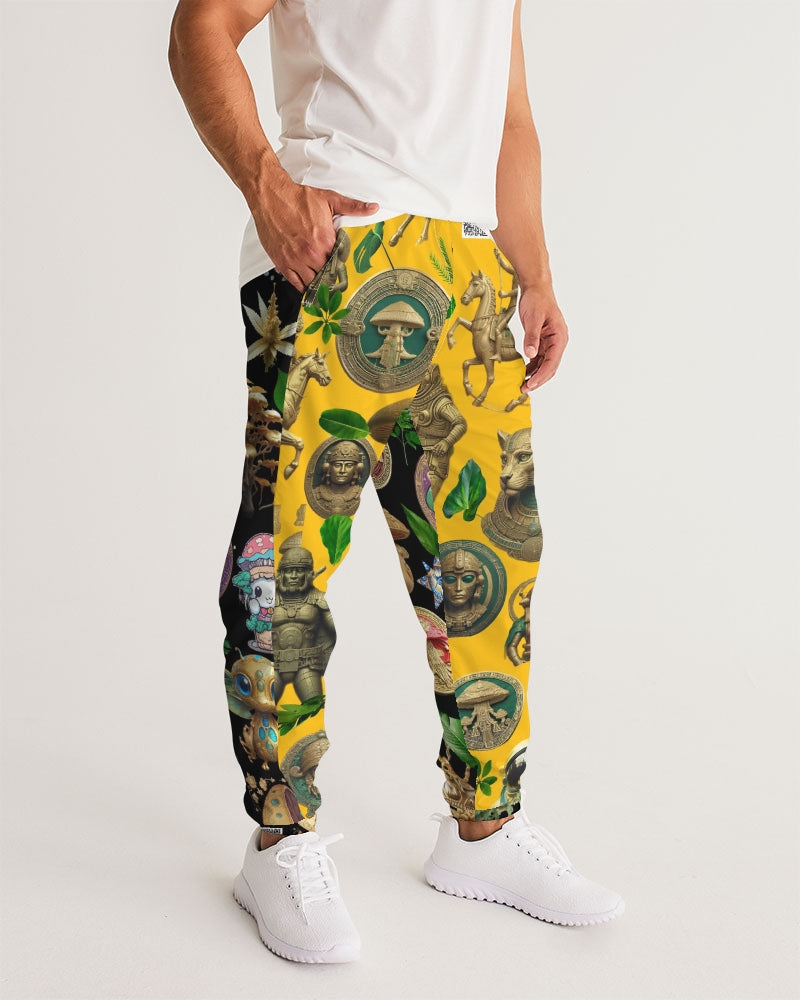 Mushroom Abstak Collection Men's All-Over Print Track Pants