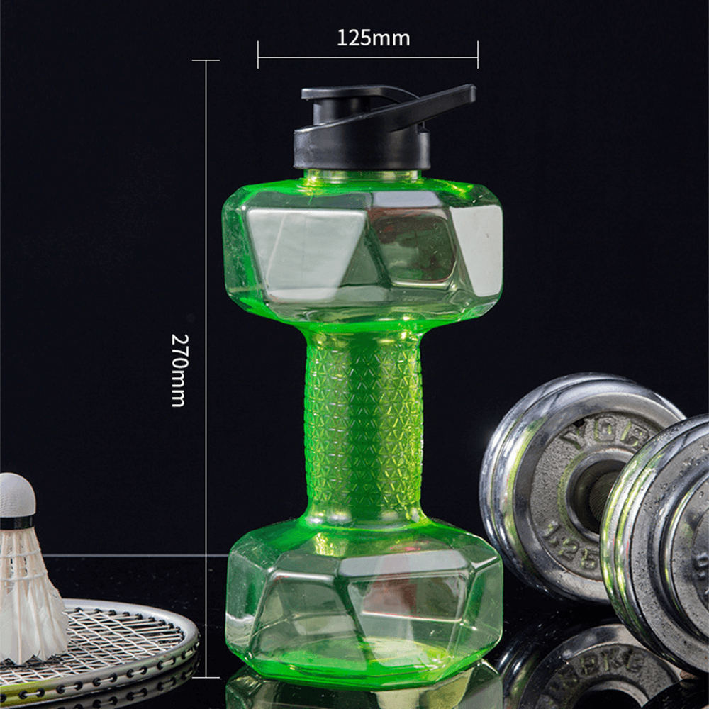 Dumbbells Top Fill Water Bottle