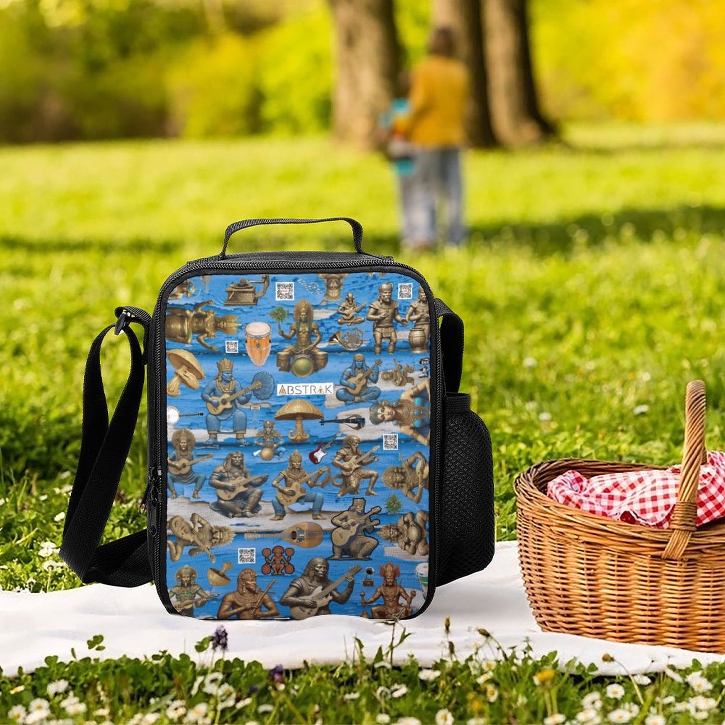 Insulated Lunch Bag with 600D Polyester