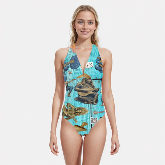 1043. Women's One-Piece Swimsuit