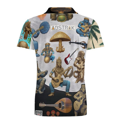 Short Sleeve Men's POLO T-shirt (All-Over Printing)