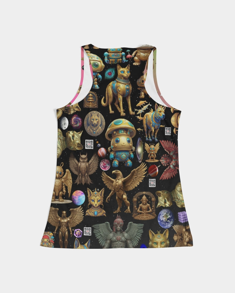 Alien Trendy Abstrak Collection Women's All-Over Print Tank