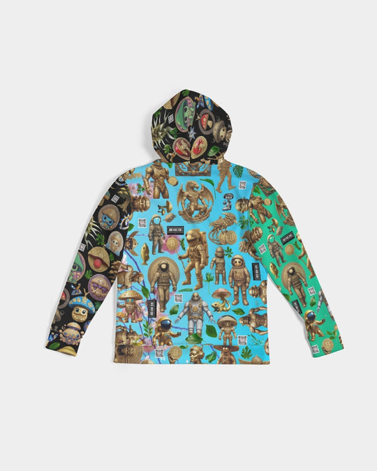 Mushroom Abstak Collection Men's All-Over Print Hoodie