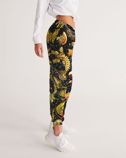 Eye and Face Abstrak Women's All-Over Print Track Pants