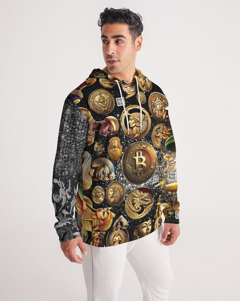 Illustration Abstrak Men's All-Over Print Hoodie