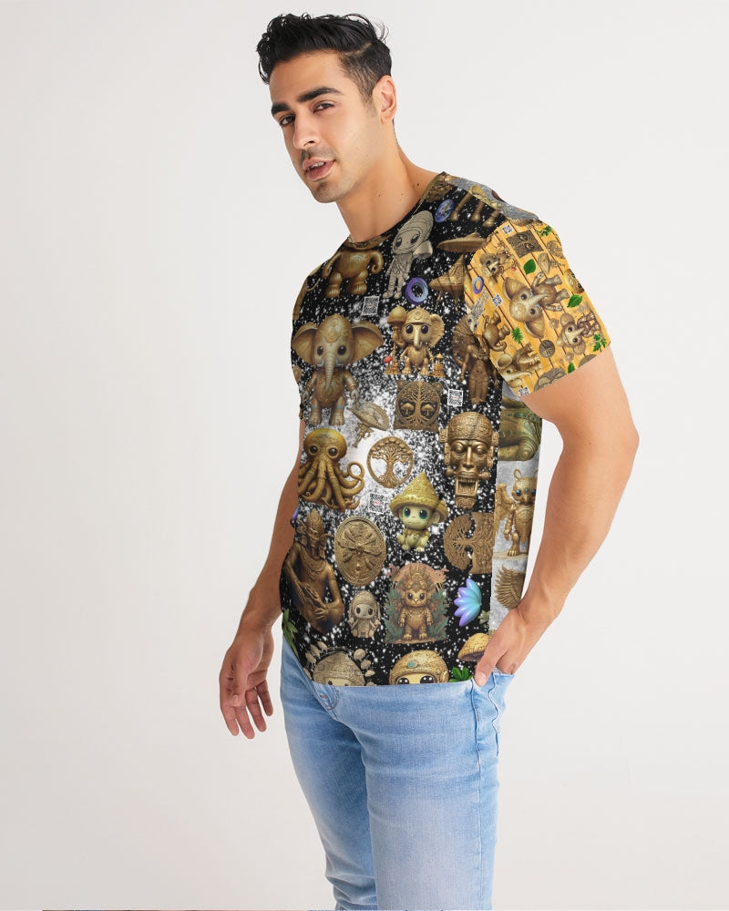 Elephant Collection Men's All-Over Print Tee