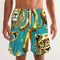 Outer Space Abstrak Men's All-Over Print Swim Trunk