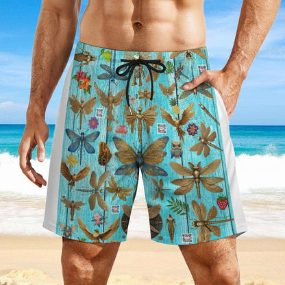 Men's Beach Shorts with 4 Pockets