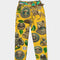 Ancient Abstrak Collection Women's All-Over Print Belted Tapered Pants