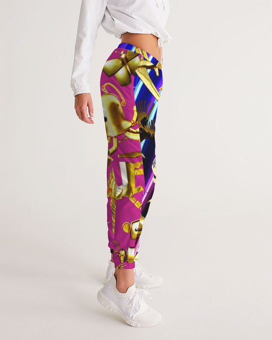 Robotic Abstrak Women's All-Over Print Track Pants