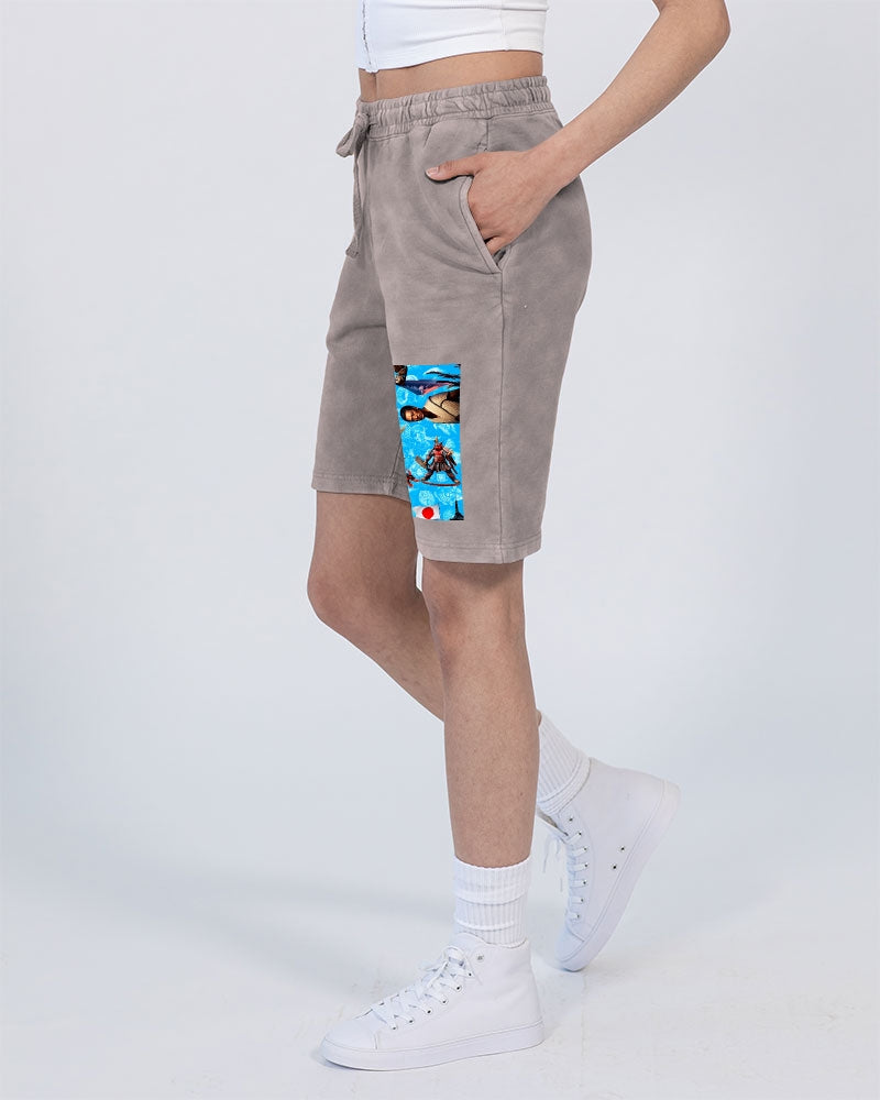 Trendy Abstrak Pattern Unisex Vintage Shorts | Lane Seven