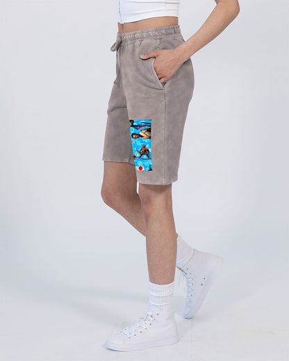 Trendy Abstrak Pattern Unisex Vintage Shorts | Lane Seven