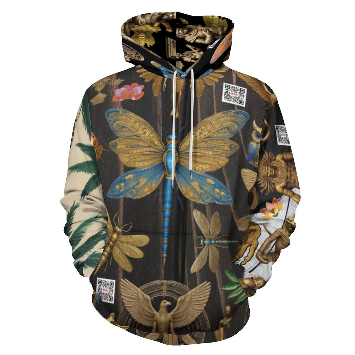 230gsm Men's Cool Hoodie with Double-layer Cap (All-Over Printing)