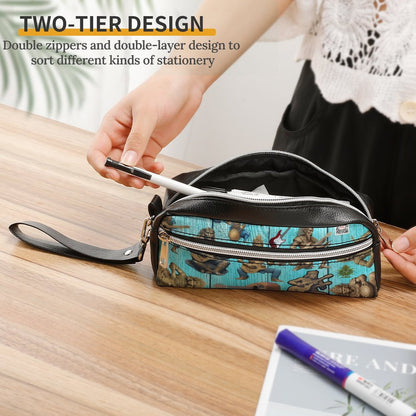 Versatile Cosmetic Bag & Pencil Case Pouch