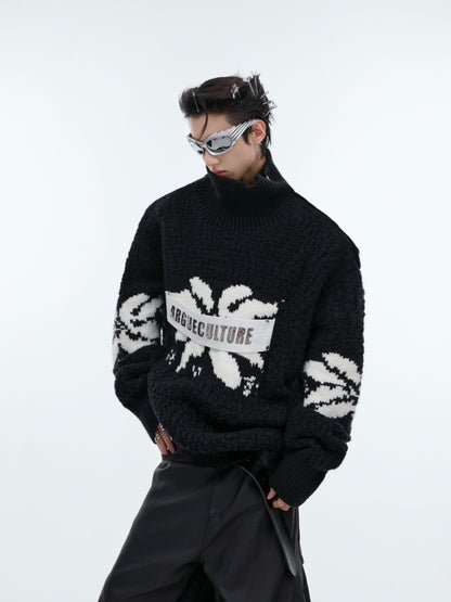 Design Loose And Idle Knitted Expensive Sweater