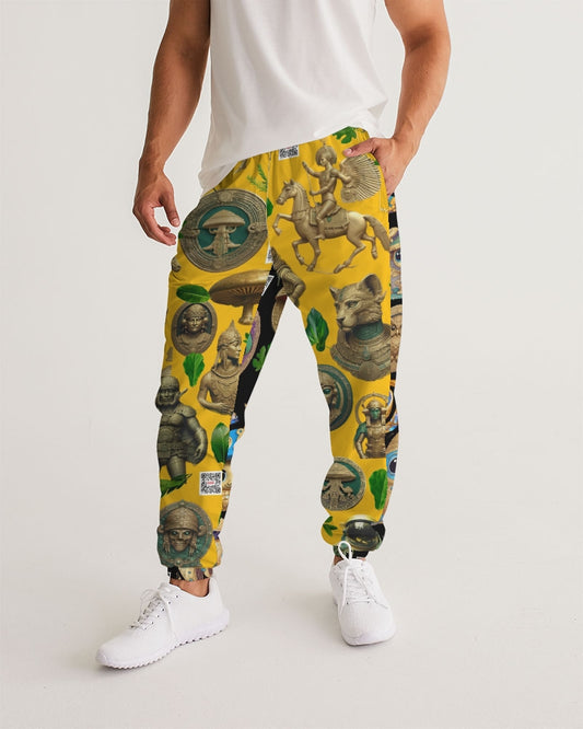 Mushroom Abstak Collection Men's All-Over Print Track Pants