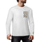 DTF 160gsm Cotton Men's Long Sleeve T-shirt (Front+Sleeve Printing)