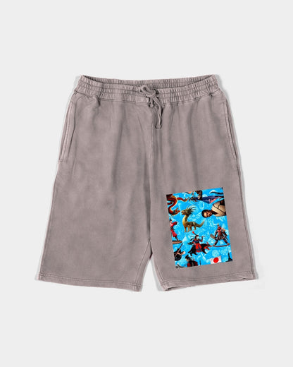 Trendy Abstrak Pattern Unisex Vintage Shorts | Lane Seven