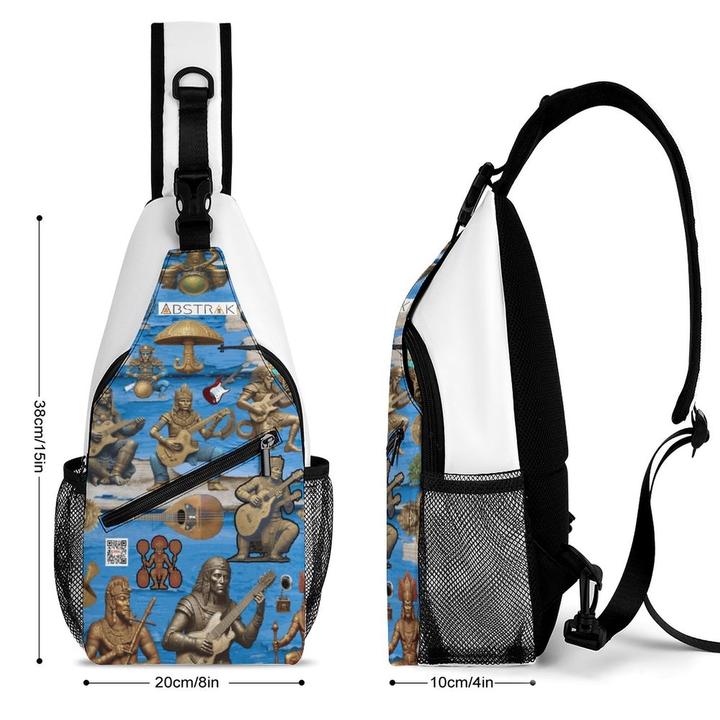 Create Unique Sling Bags with Our durable polyester (All-Over Printing)