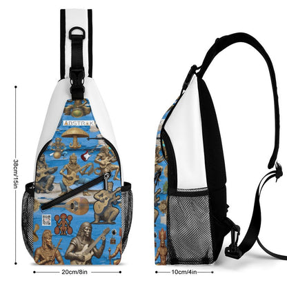 Create Unique Sling Bags with Our durable polyester (All-Over Printing)