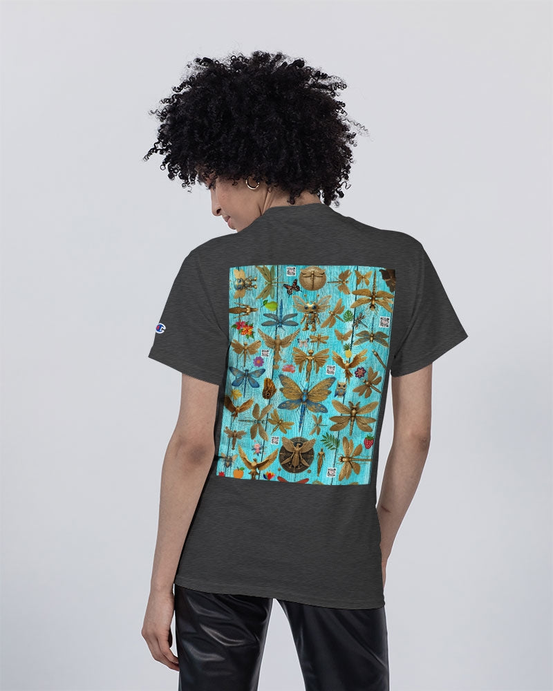 Abstrak dragonfly Unisex Tee | Champion