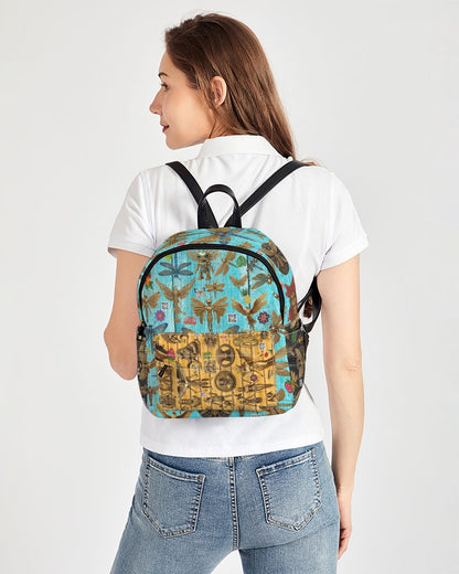 Abstrak dragonfly Mini Canvas Backpack