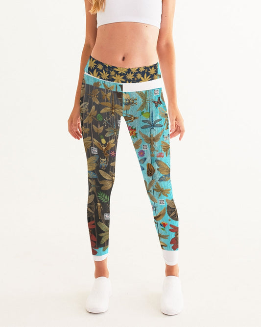 Abstrak dragonfly Women's All-Over Print Yoga Pants