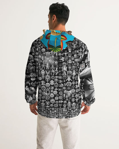 Matrix Vison Men's All-Over Print Windbreaker