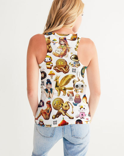 Womens Abstrak Women's All-Over Print Tank