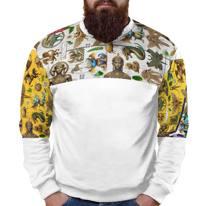 250gsm Round Neck Men's Sweatshirt 4T35 (All-Over Printing)