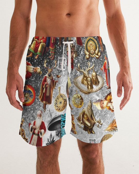 Matrix Vison Men's All-Over Print Swim Trunk