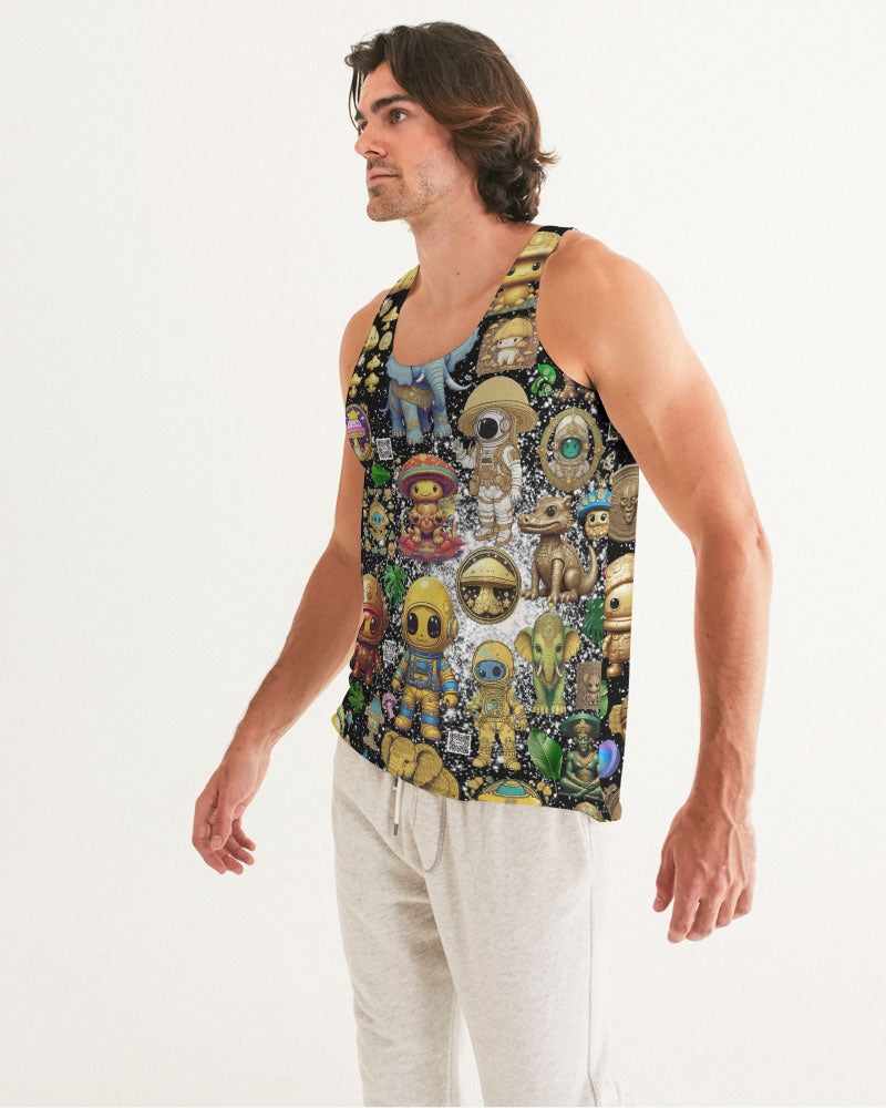 Elephant Collection Men's All-Over Print Tank