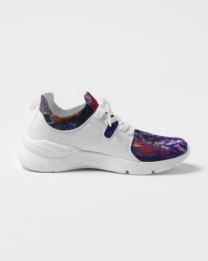 Galaxy Abstract Design Women's Two-Tone Sneaker