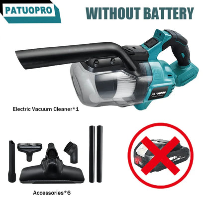 Cordless Handheld Vacuum Cleaner Power Clean Vacuum Cleaner Multi-function Dust Carpet Collect Machine For Makita 18v Battery