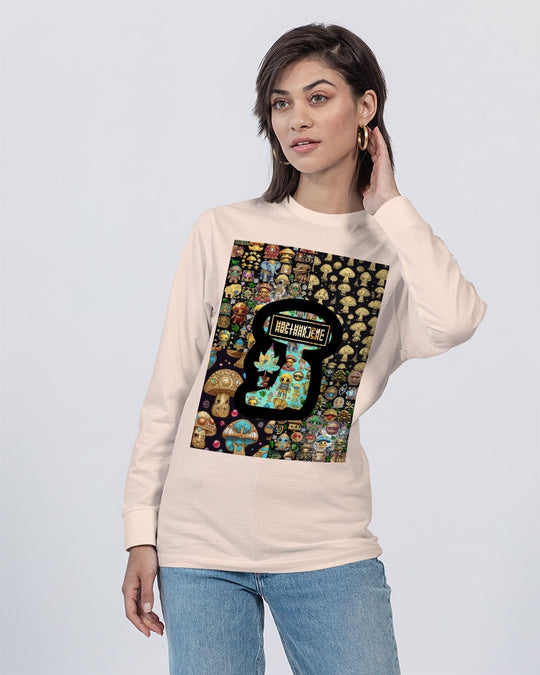 Alien Trendy Abstrak Collection Unisex Long Sleeve Tee | Lane Seven