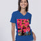 Trendy Abstrak Pattern Unisex Jersey V-Neck Tee | Bella + Canvas