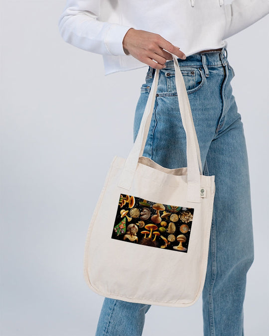 Nature Abstrak Organic Cotton Canvas Market Tote | Econscious