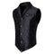 Men's Casual Polo Collar Single-breasted Jacquard Suit Vest