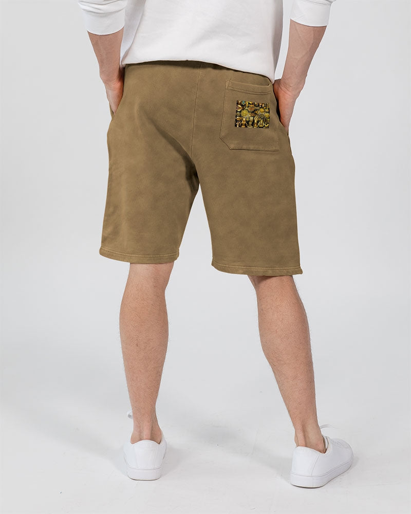 Ancient Abstrak Unisex Vintage Shorts | Lane Seven