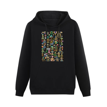 DTG 255gsm Men's Hoodie with Pouch (Dual-sided Printing)