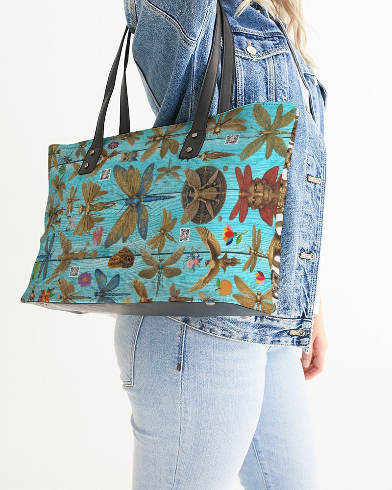 Abstrak dragonfly Stylish Tote